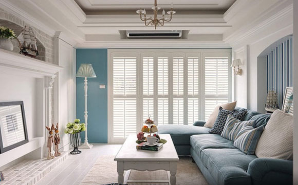 很有特色的三房装修，多层吊顶设计从没见过！真心漂亮的家居空间！