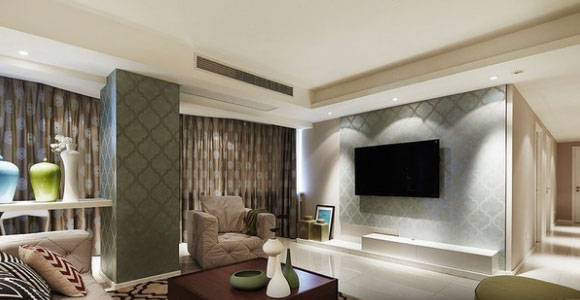 客厅里除了沙发电视柜,再配上一盏落地灯吧,家里变得温馨极了!