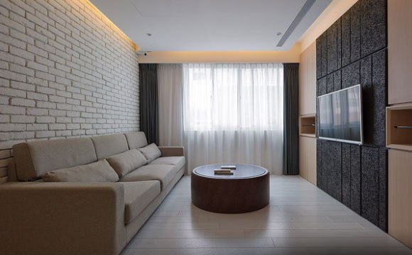 很个性的简约风格装修,餐厅包进厨房真实用!卧室这样装真少见!