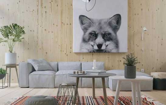 设计简洁却特别耐看的客厅装修，色彩搭配真舒服！拿去参考吧！