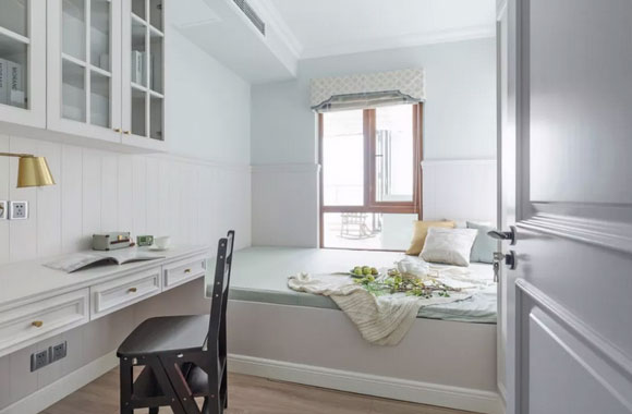 书房装修配张榻榻米吧，效果真是不要太漂亮哦！真心实用的设计！