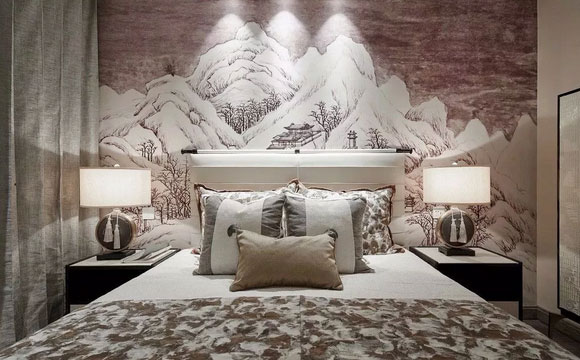 很有韵味的新中式风格卧室装修,难得一见的唯美意境!真羡慕!