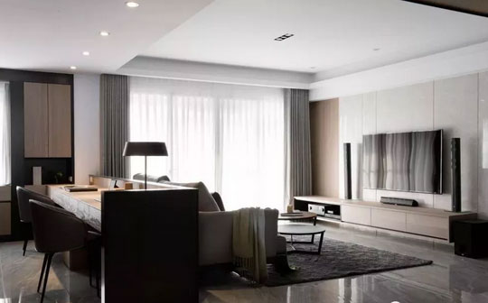 高级灰装修真的很有质感,难怪被越来越多的家庭选择!你喜欢吗?