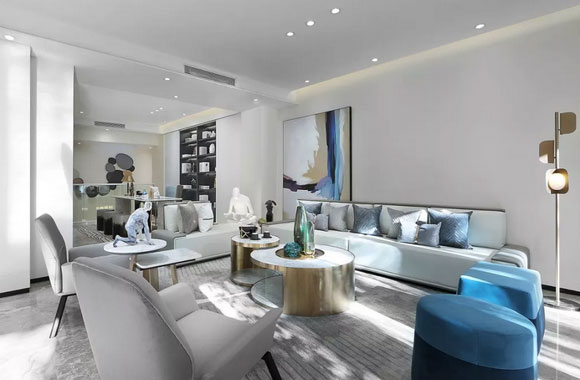 高端轻奢墅质生活，能以假乱真的别墅装修设计效果图！