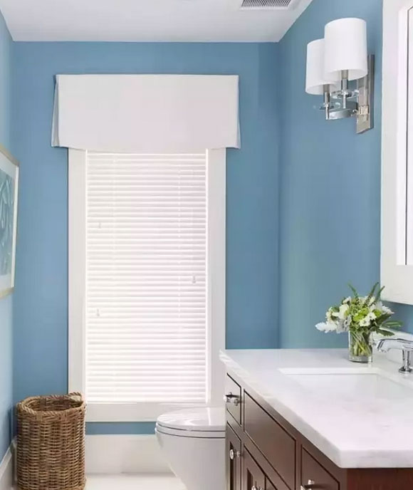 有点异域风情的卫生间装修设计，配色大胆很个性，有你喜欢的吗？