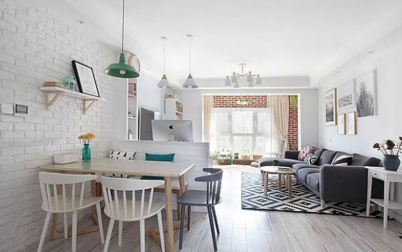 美观大方的餐厅装修,小户型空间餐厅装修这样做,效果真不错!