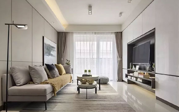 大气的现代风格三房装修，收纳空间利用到极致，不得不佩服！