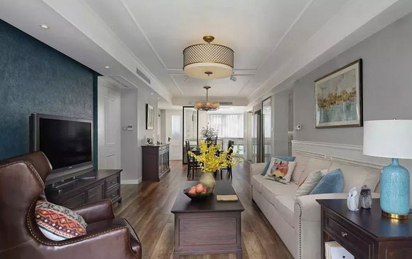 简约美式风格装修真好看,榻榻米书房太温馨,全屋装修更实用!