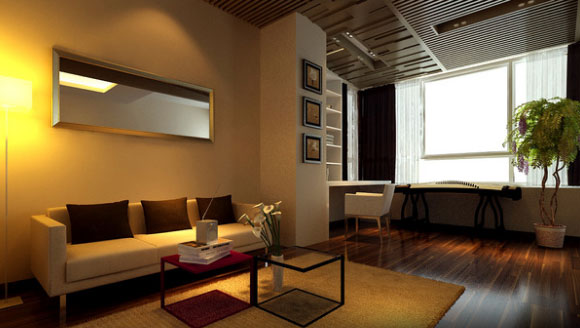 很有时尚感的简约风格装修设计，最喜欢惬意的卧室阳台设计！