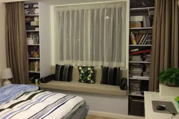 卧室飘窗装修这样做,收纳空间很强大,卧室面积小的快看看!