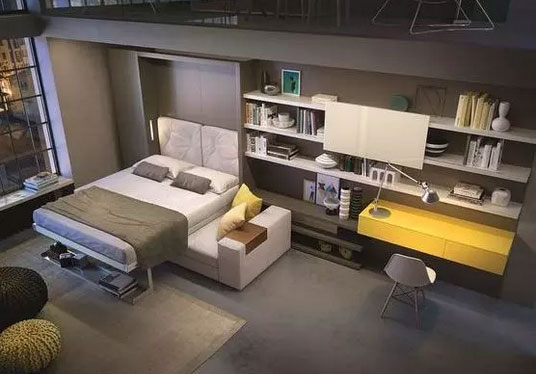 小户型空间装修别只考虑榻榻米,试试多功能家具,太实用了!