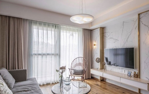 简约风格装修“玩”轻奢,定制卡座式餐厅,全屋简洁大方更实用!