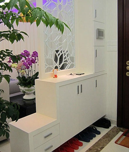 漂亮入户鞋柜装修样式,简洁大方真实用!我家也要这样做!