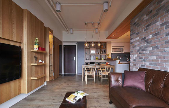 现代风格装修，让人很舒服的个性空间，电视背景墙你肯定没见过！