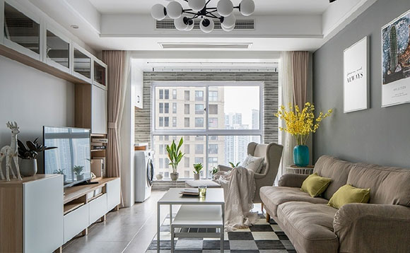 90㎡三口之家的幸福生活,全屋装修简洁,却格调高雅很温馨!