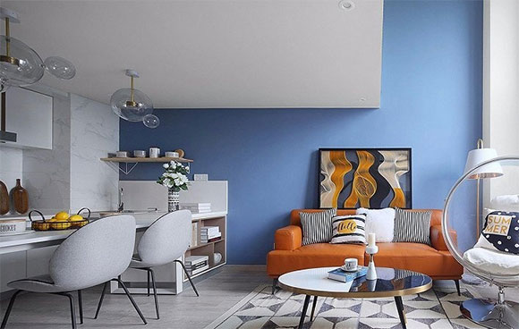 98㎡时尚现代简约风装修，空间布局很少见，全屋特别漂亮！