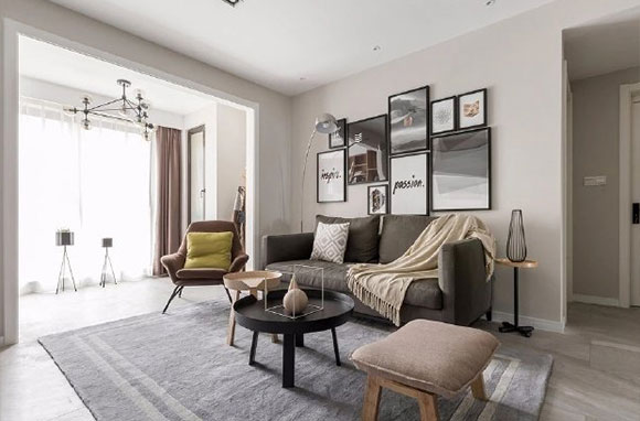 不一样的北欧风装修,宽敞舒适格调高雅!厨房吧台隔断很实用!