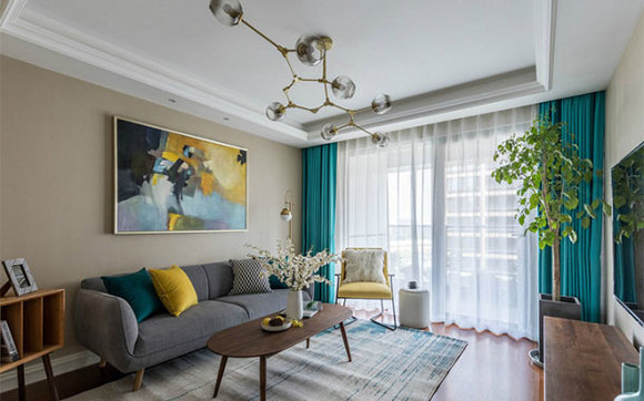 简洁实用的北欧风三房装修,都市繁忙工作后的专属惬意空间!