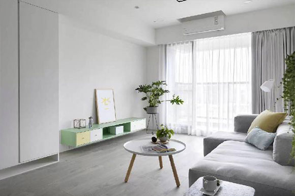 极简白色北欧风三房装修真干净,通透明亮的空间令人神往!