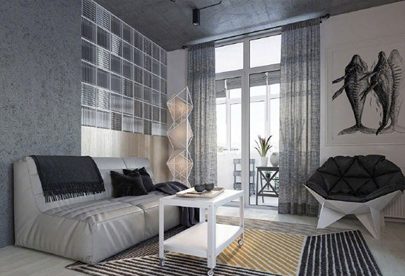 小空间不将就,49㎡小户型空间装修,浪漫的二人世界很甜蜜!