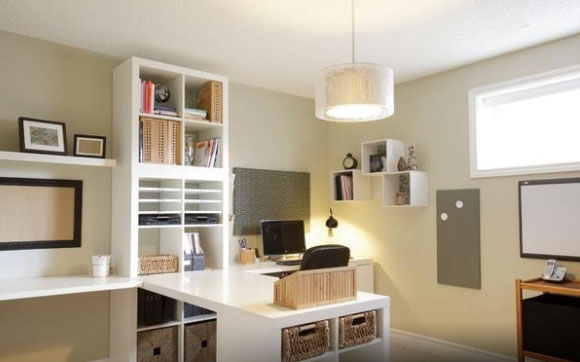 家里有间小书房真幸福,这样装修美观又实用,大家都在收藏!