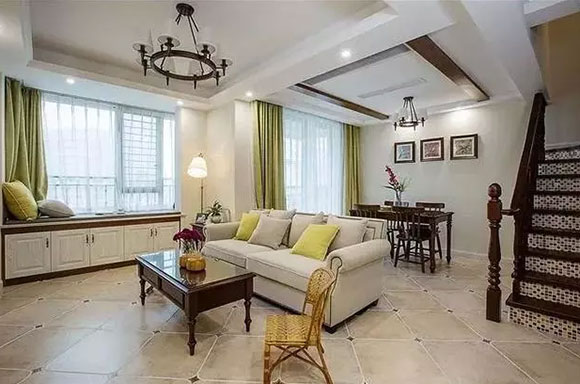 客厅没阳台？那设计一个飘窗吧，温馨舒适又美观，令人羡慕！