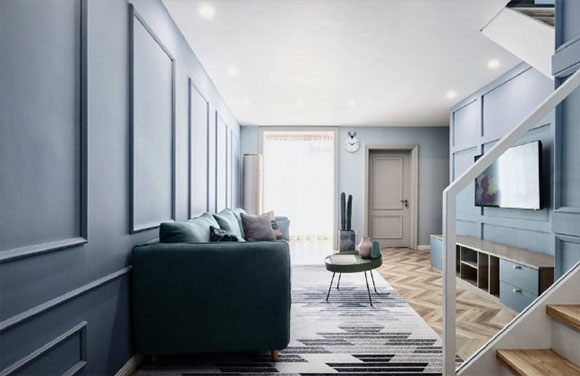 100㎡北欧风loft装修,色彩搭配靓丽,复古的感觉真是美好!