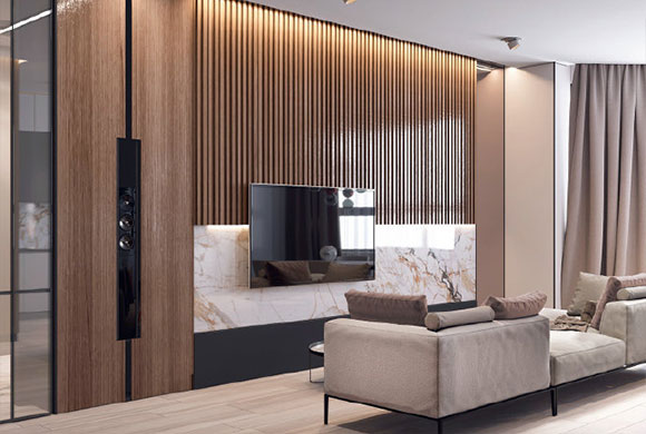 暖色调轻奢风装修,格调高雅的小资家居生活空间,真美!