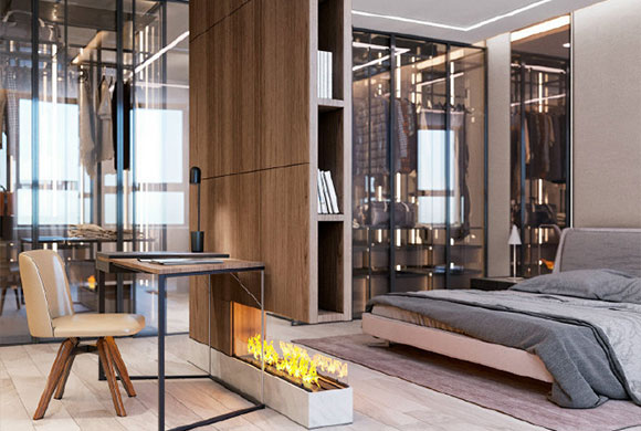 轻奢主义卧室设计，奢华与简约的完美结合！