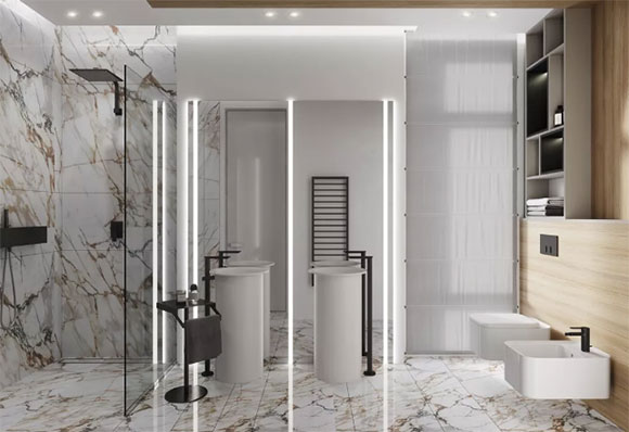 这才是漂亮的卫生间装修,你家的只能叫厕所,快学起来吧!