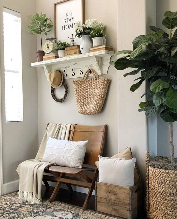 入户过道别再装鞋柜了,学外国人这样弄,真的是太漂亮了!