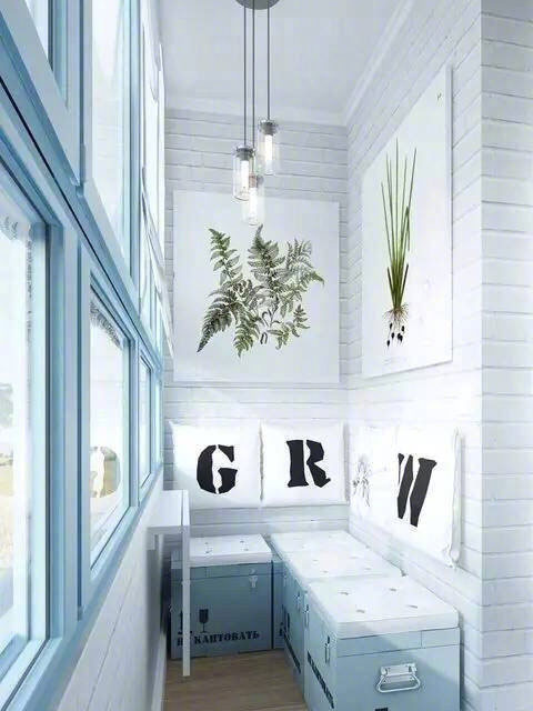 小户型空间阳台别再浪费了,惬意的小阳台装修,真是太美了!