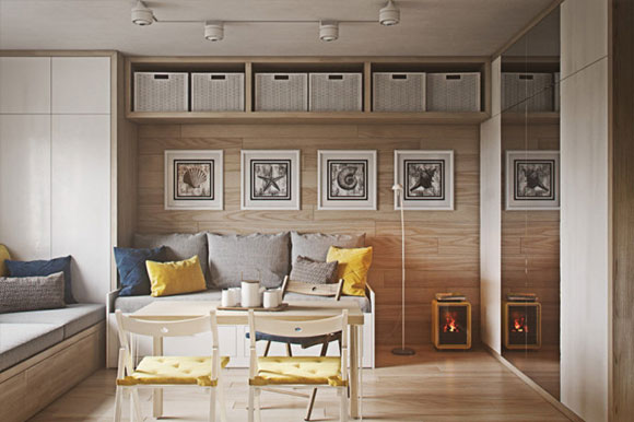 25㎡单身公寓装修,一个人生活不将就,麻雀虽小五脏俱全!