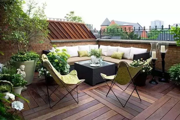 超漂亮的露天阳台装修,充满阳光的家居生活,真是令人羡慕!