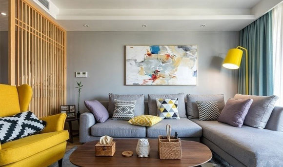 日式风格混搭北欧风装修,简洁的舒适空间,时尚又温馨!