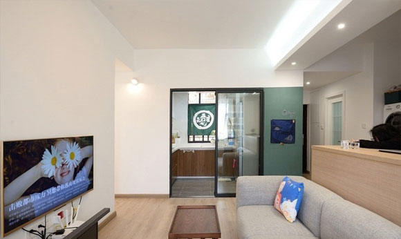 超级实用的小户型空间装修,沙发后装吧台,全屋收纳真厉害!