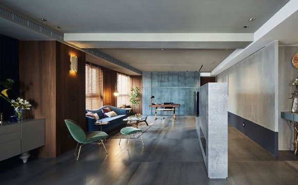 暗色系的轻奢风装修,另类奢华的鎏金岁月,经典的复古情怀!