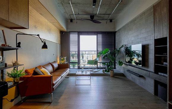 另类混搭风格装修,文化石电视背景墙真大气,都说有个性!