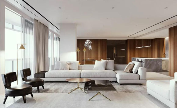简洁时尚的客厅装修,删繁就简反而特别有档次,会是你要的吗?