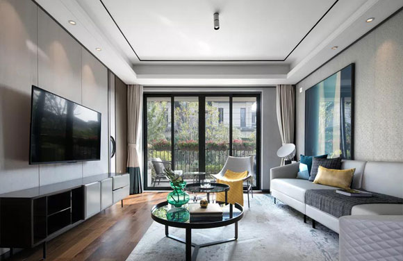 新中式风格装修格调高雅,简洁大方很耐看,集成板装饰效果真不错!