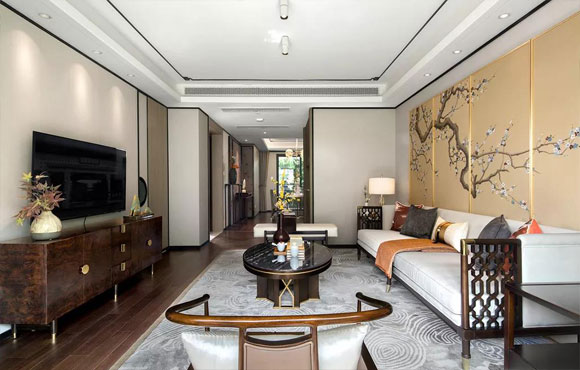 传统韵味十足的新中式风格装修,温文尔雅的品质空间,真是美极了!