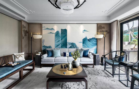 比较传统的新中式风格装修,大气典雅特别高级,这样装不后悔!