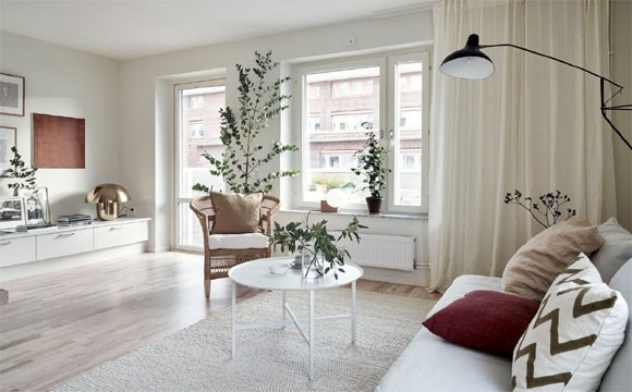 67㎡北欧风单身公寓装修，设计特别温馨，真想住进去！