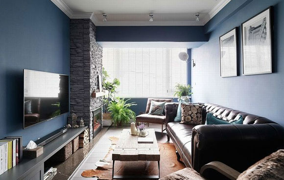 60㎡的复古空间，美式乡村风格与现代风格的完美结合，真有个性！