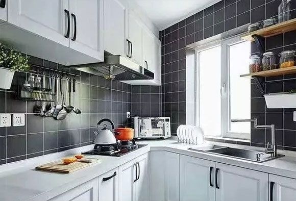 简洁大方的厨房装修,空间利用更充分,厨房这样装颜值高很实用!