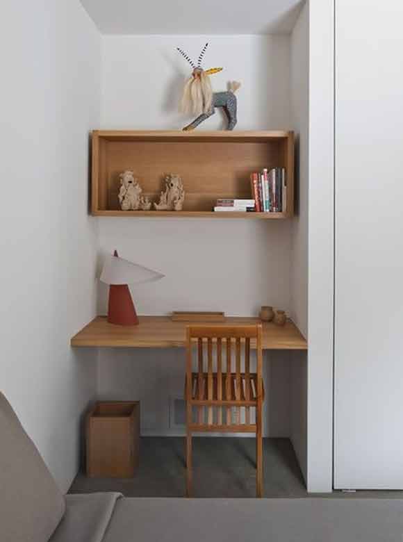 0.5㎡都不浪费,面积再小的卧室也能挤出小书房,看完果断收藏!