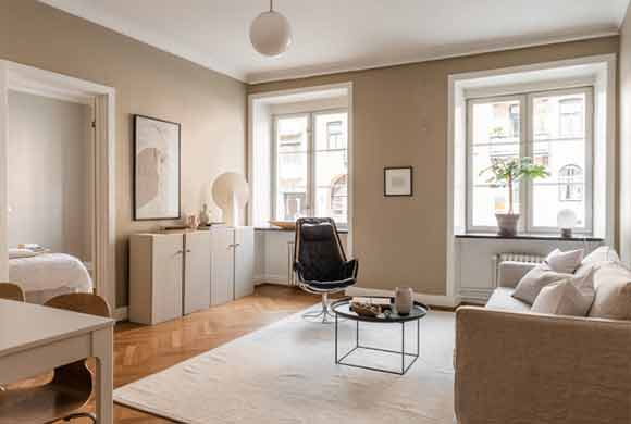 温暖的北欧风装修,懒洋洋的感觉真舒服!家再小温馨就够了!