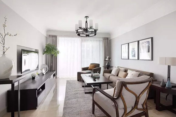 朴实无华的简约风格三房装修,超级耐看不易过时,还漂亮极了!