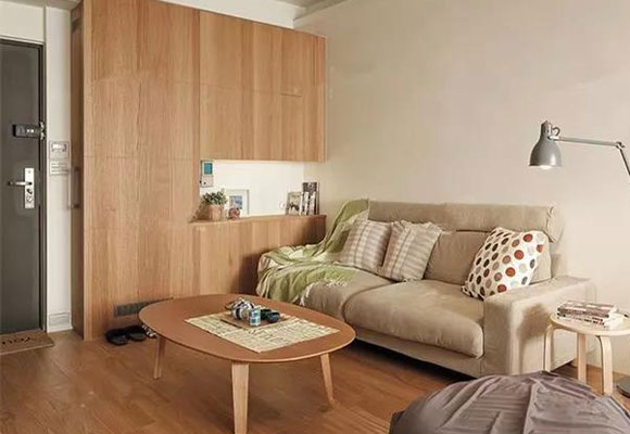 小户型空间,客厅装修时这些地方定制储物柜很实用,真是聪明!