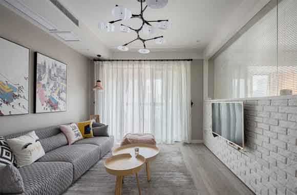 设计简洁却特别个性的两房，小户型装修这样做，空间更大更舒适！
